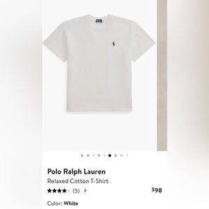 Polo by Ralph Lauren Classic White Tee